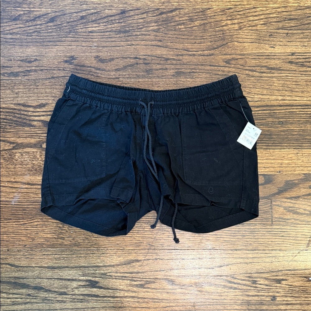 Black Casual Shorts